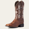 Ariat® Women's "Round Up Skylar" Western Boots - Canyon Tan