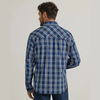 Wrangler® Men's Long Sleeve Snap Shirt - Berry Blue