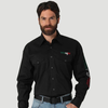 Wrangler® Men's Western Mexico Logo Long Sleeve Shirt