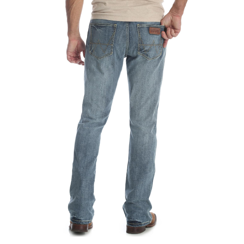 Mens wrangler slim fit 2025 bootcut jeans