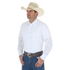Wrangler® Men's Long Sleeve Western Shirt - White