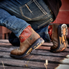 Ariat Men's WorkHog® Steel Toe Western Boot - Dark Earth