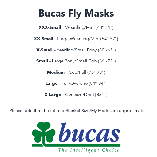 Bucas “Buzz Off” Classic Fly Mask Full Face Picov's Tack Shop