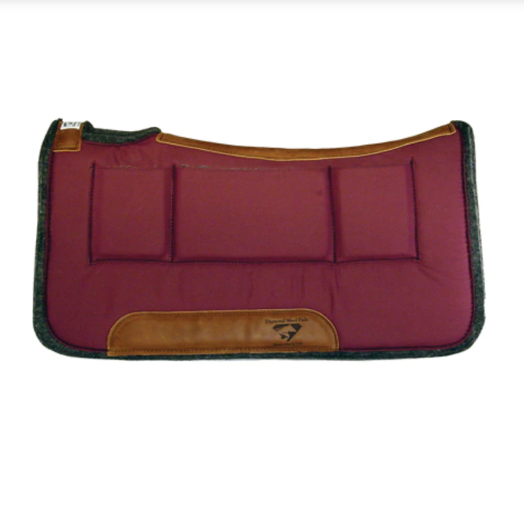 Diamond Wool Contoured Relief Pad with Shims 32" x 32" Picov's Tack