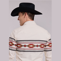 Roper® Men's Vintage Snap Western Shirt - Aztec Border