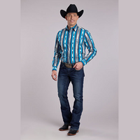 Roper® Men's Vintage Snap Western Shirt - Vertical Aztec