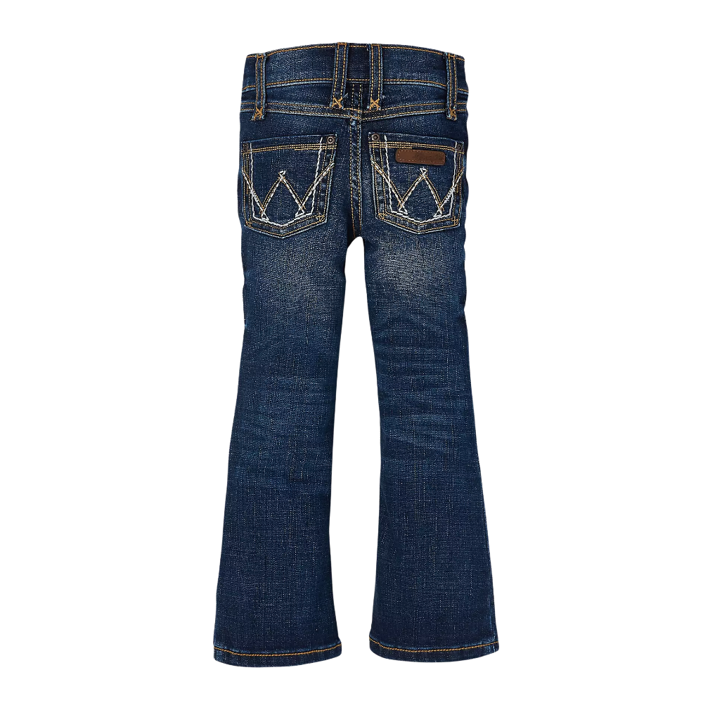 Wrangler® Girl's "Retro" Bootcut Jeans - Medium Blue