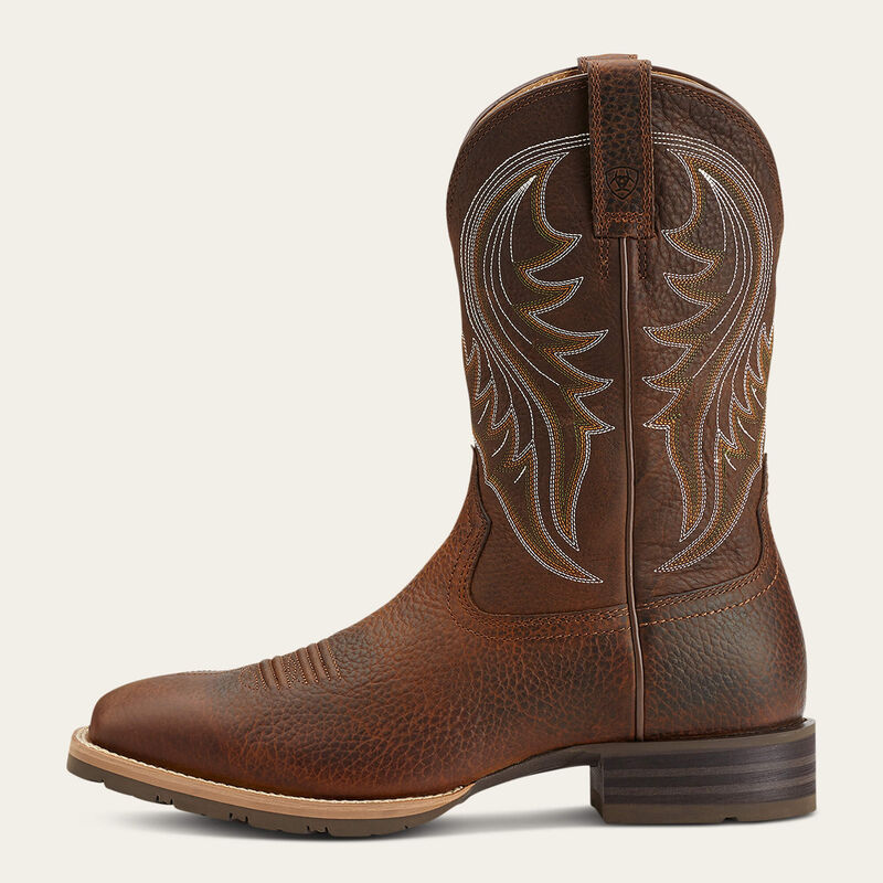 Ariat® Men's "Hybrid Rancher" Western Boots - Brown Oiled Rowdy