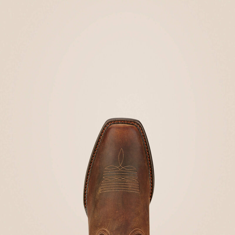 Ariat® Men's "Sport Square Toe" Western Boots - Powder Brown