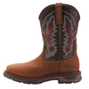 Ariat® Men's "WorkHog XT" Waterproof Work Boots - Distressed Brown & Black