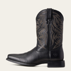 Ariat® Men's "Sport Herdsman" Western Boots - Black Deertan