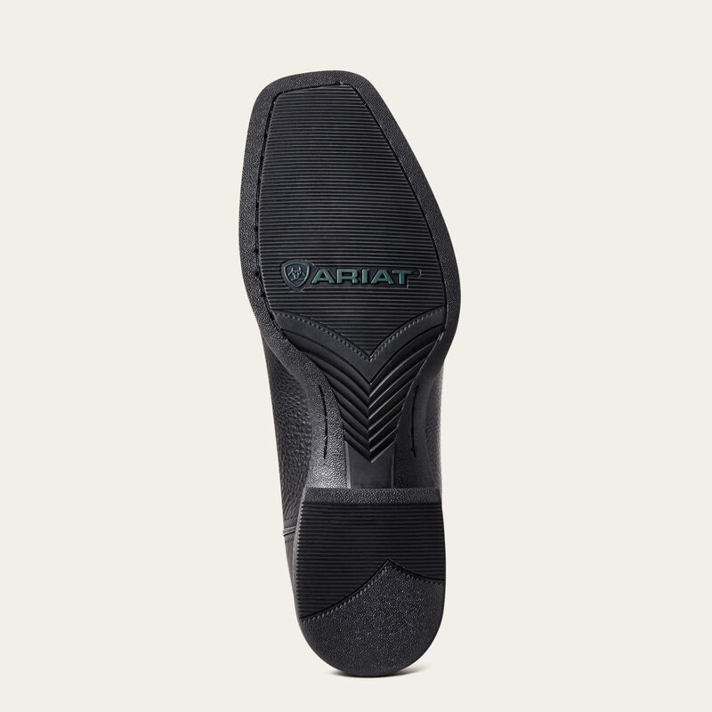 Ariat® Men's "Sport Herdsman" Western Boots - Black Deertan
