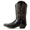 Ariat® Women's "Round Up" Square Toe Western Boots - Limousine Black