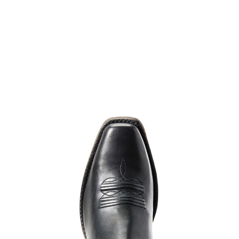 Ariat® Women's "Round Up" Square Toe Western Boots - Limousine Black