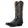 Ariat® Women's "Round Up" Square Toe Western Boots - Limousine Black