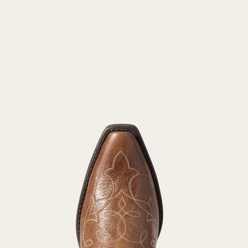 Ariat® Women's "Heritage D-Toe" StretchFit Western Boots - Dark Tan