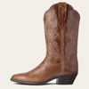 Ariat® Women's "Heritage R Toe StretchFit" Western Boots - Dark Tan