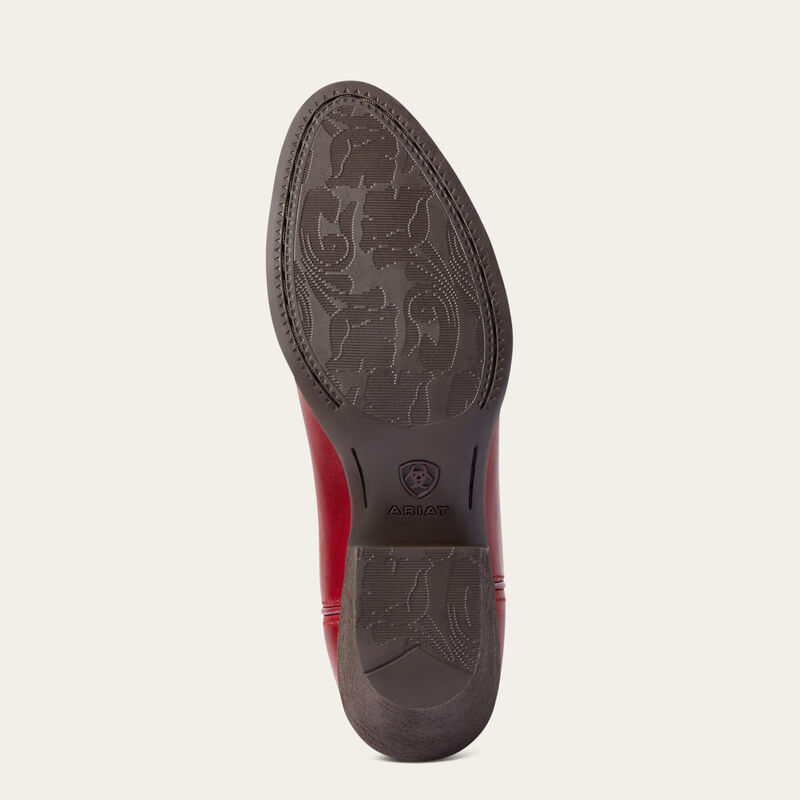 Ariat® Women's "Heritage R Toe StretchFit" Western Boots - Rosy Red