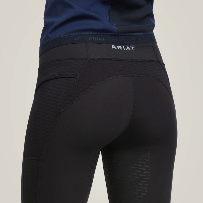Ariat® Women's "Ascent" Half Grip Tights - Black