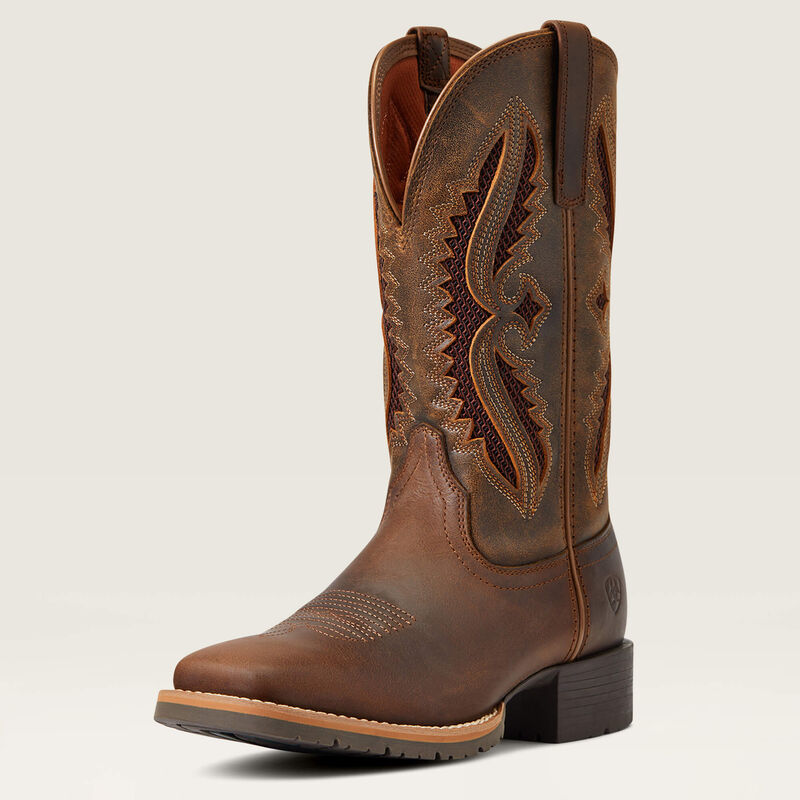 Ariat® Women's “Hybrid Rancher VentTEK” Cowboy Boots - Distressed Tan
