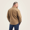 Ariat® Men's "Rebar" DuraStretch Softshell Shirt Jacket - Field Khaki