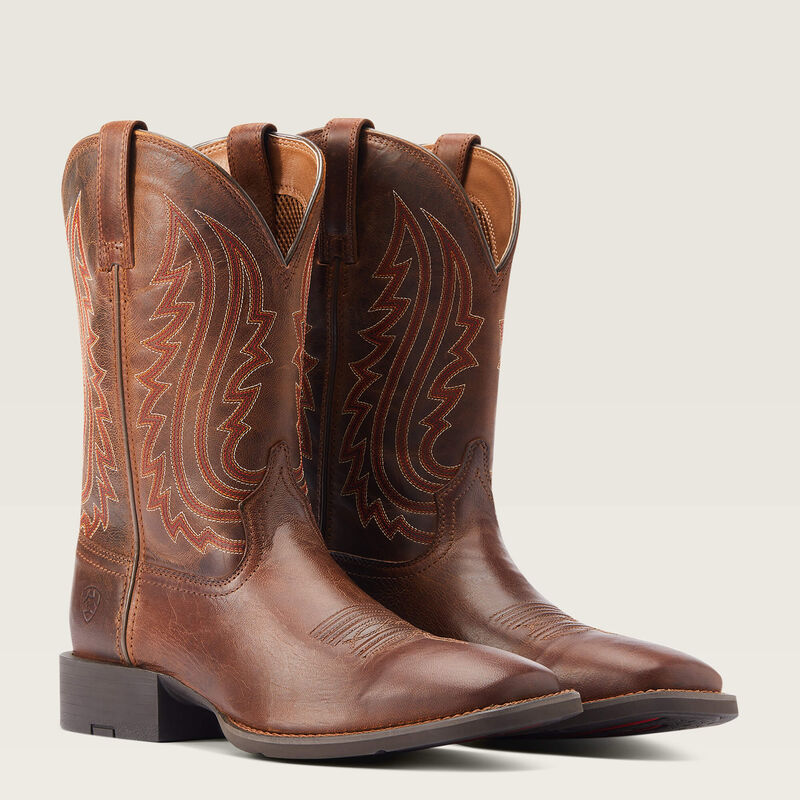Ariat® Men's "Sport Big Country" Western Boots - Almond Buff