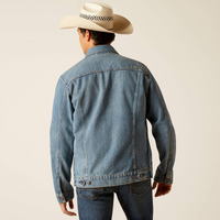 Ariat® Men's Denim Trucker Jacket - Roby Blue