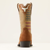 Ariat® Kid's "Futurity Rodeo Quincy" Western Boots - Chestnut