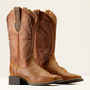 Ariat® Women's "Round Up Ruidoso" Western Boots - Pearl Burnished Chestnut