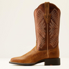 Ariat® Women's "Round Up Ruidoso" Western Boots - Pearl Burnished Chestnut