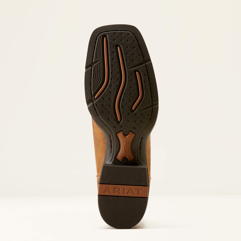 Ariat® Women's "Round Up Ruidoso" Western Boots - Pearl Burnished Chestnut