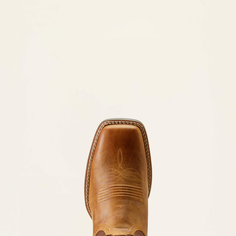 Ariat® Women's "Round Up Ruidoso" Western Boots - Pearl Burnished Chestnut