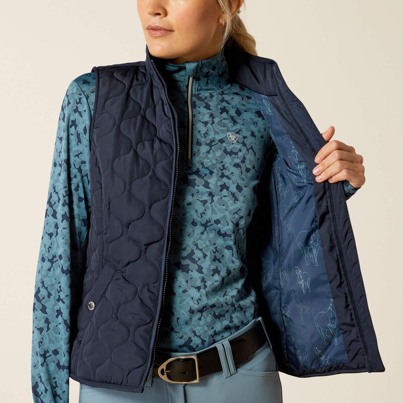 Ariat® Women's "Ashley 2.0" Insulated Vest - Navy Eclipse