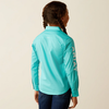 Ariat® Girl's "Team Kirby" Western Shirt - Blue Turquoise
