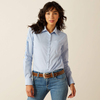 Ariat® Women's "Kirby" Stretch Western Shirt - Kentucky Blue