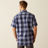 Ariat® Men's "Rebar" DuraStretch Western Shirt - Placid Blue