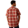 Ariat® Men's "Rebar" DuraStretch Western Shirt - Chili Oil