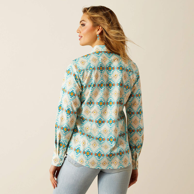 Ariat® Women's "Everyday" Western Shirt - Cayo Print