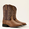 Ariat® Kid's "Ruidoso"" Western Boots - Chocolate Brown