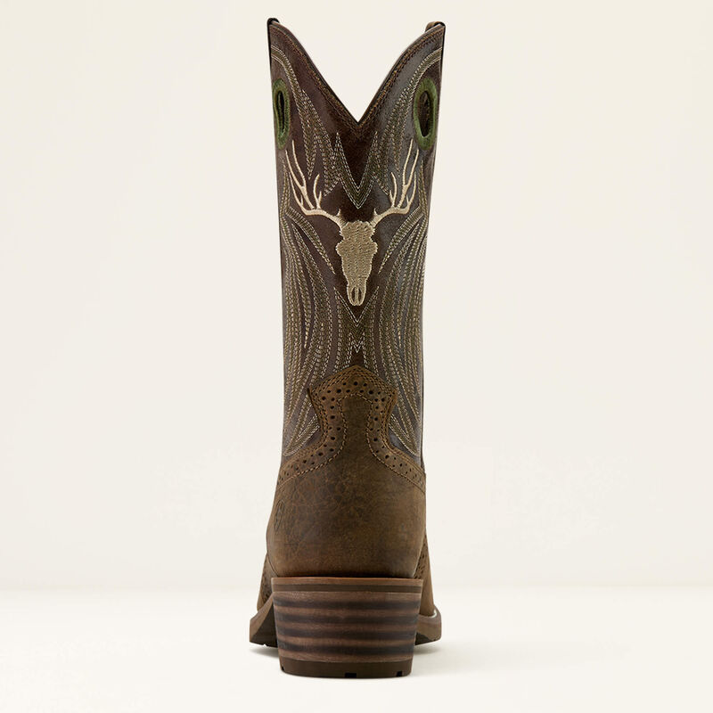 Ariat® Men's "Hybrid Roughstock Antler" Western Boots - Wild Taupe