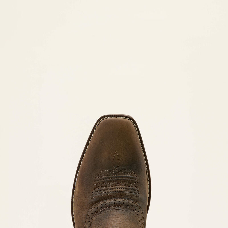 Ariat® Men's "Hybrid Roughstock Antler" Western Boots - Wild Taupe
