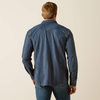 Ariat® Men's "Hansen Retro" Western Shirt - Navy Chambray