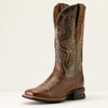 Ariat® Women's "Captivate" Western Boots - Dark Tan / Titanium