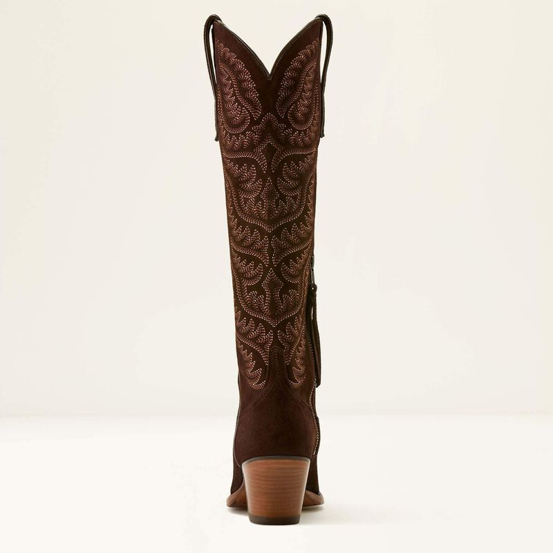 Ariat® Women's "Laramie X-Toe" Western Boots - French Roast Suede