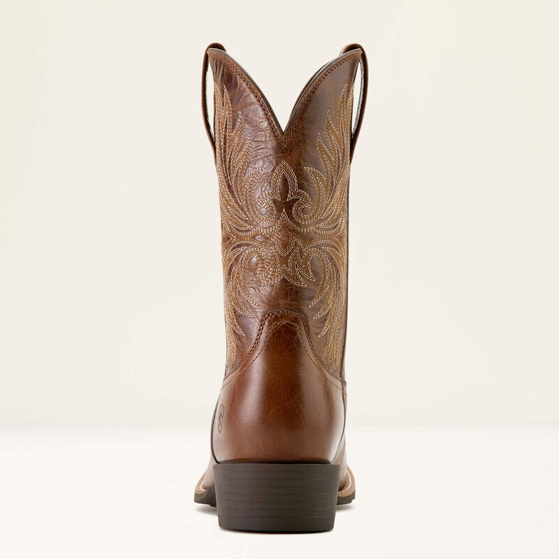 Ariat® Men's "Sport Narrow Cutter Toe" Western Boots - Dark Tan