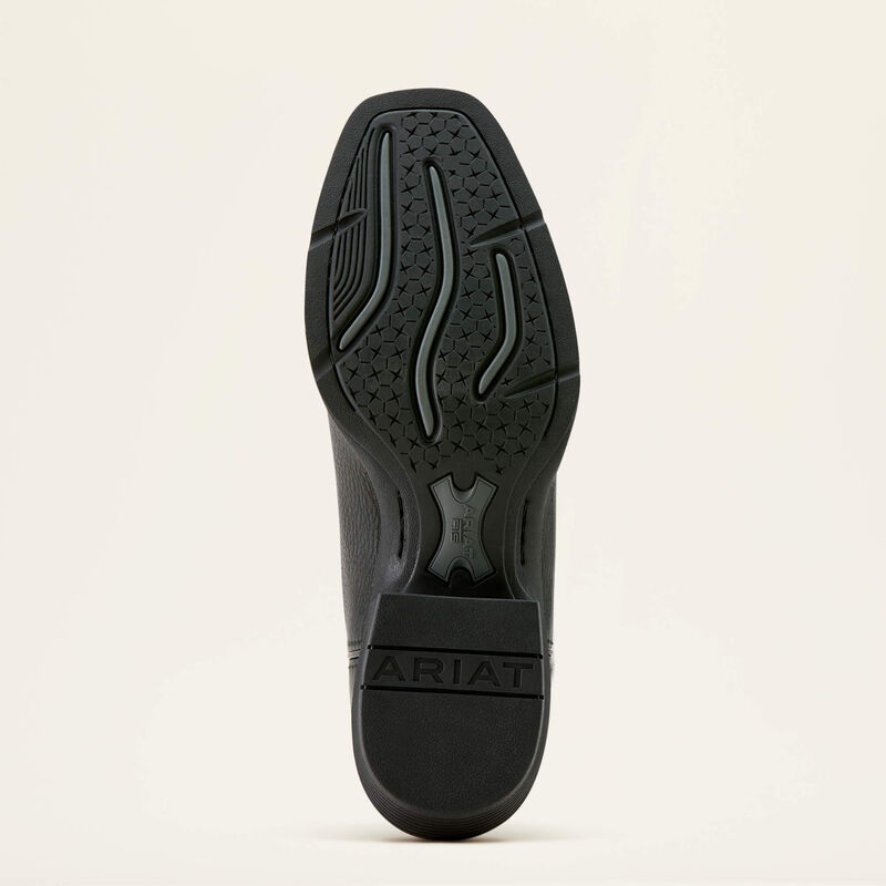 Ariat® Men's "Sport Narrow Cutter Toe" Western Boots - Black Deertan