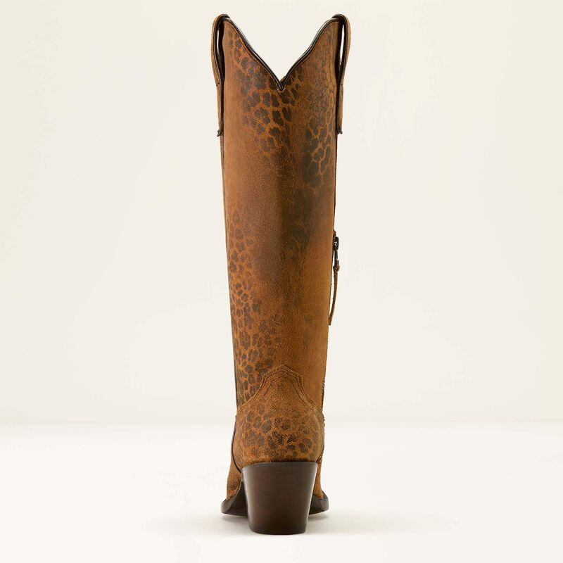 Ariat® Women's "Casanova" Western Boots - Distressed Leopard
