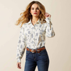 Ariat® Women's "Homestyle" Western Shirt - Deserted Print
