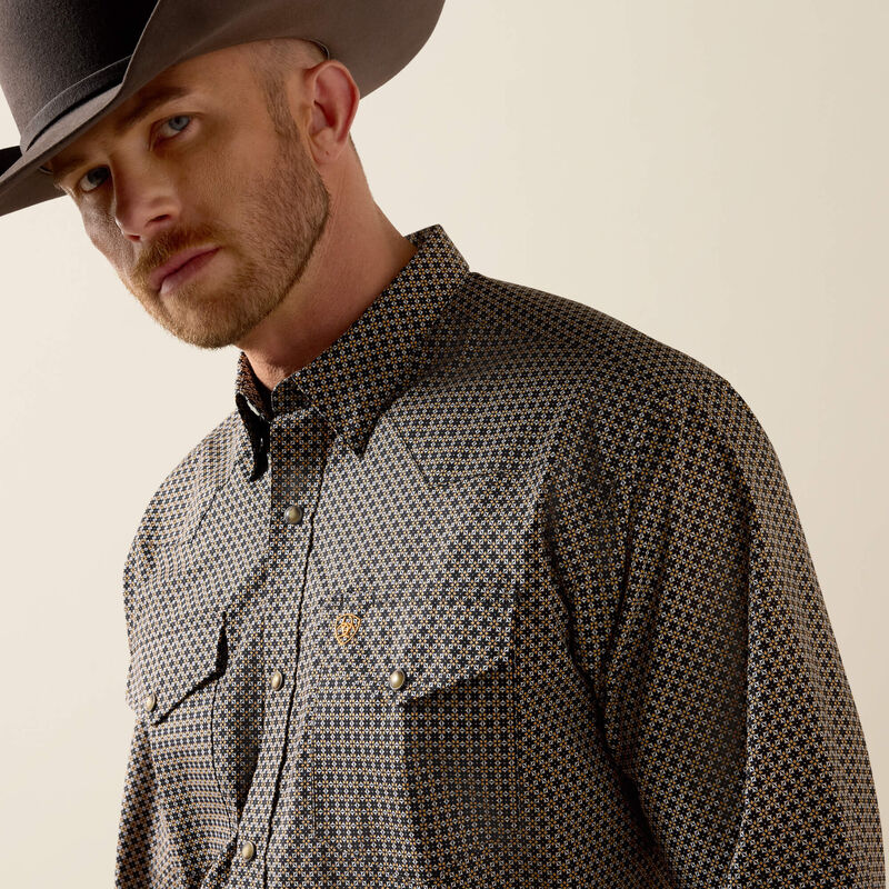 Ariat® Men's "Frey" Western Shirt - Geo Print