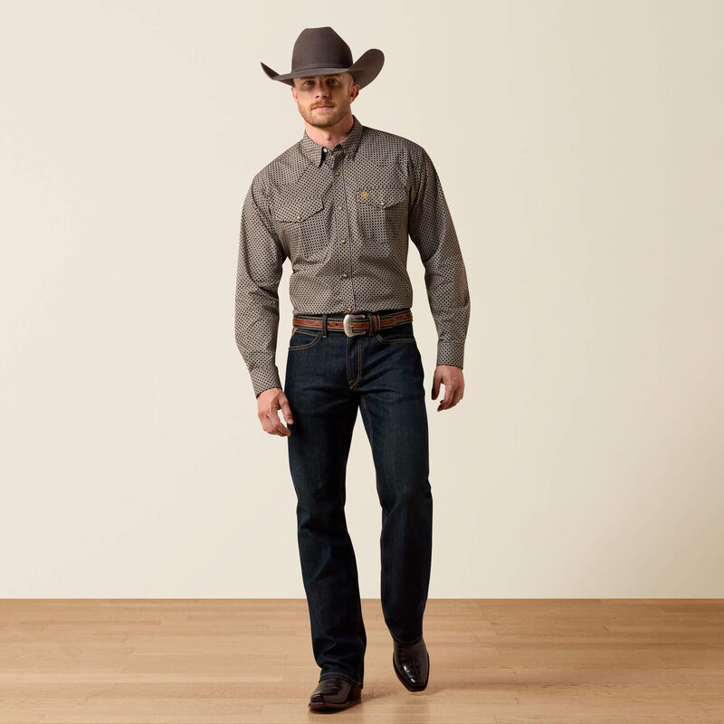 Ariat® Men's "Frey" Western Shirt - Geo Print